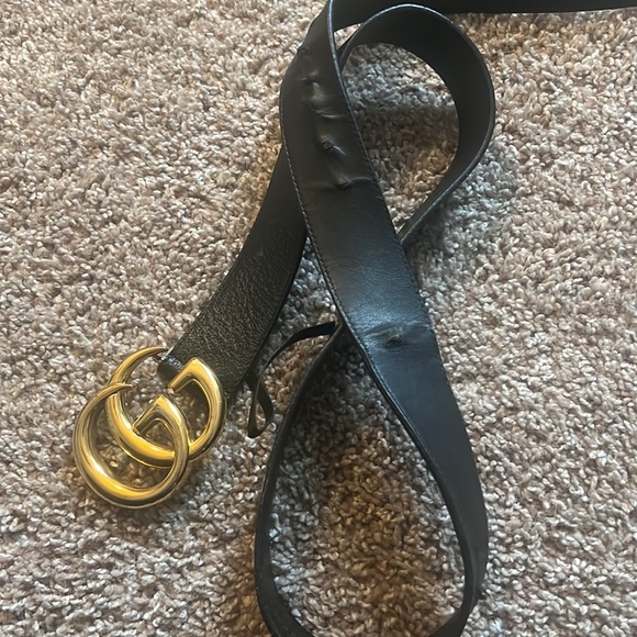 Leather Gucci belt main image 4